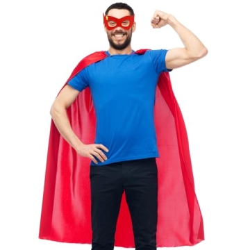 D.Q.Z Superb Adults Superhero-Capes & Masks - Versatile Costumes for Every Hero