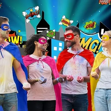 D.Q.Z Superhero Capes for Men Women - Costume Party Gear