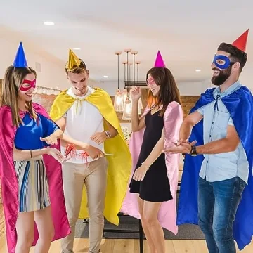 D.Q.Z Superhero Capes for Men Women - Costume Party Gear