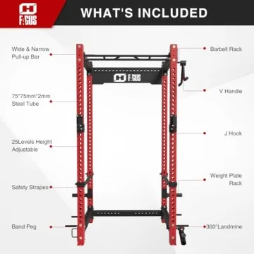 FAGUS H 3x3 Power Cage - High Capacity Home Gym Rack