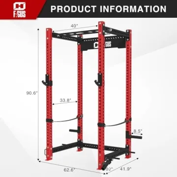 FAGUS H 3x3 Power Cage - High Capacity Home Gym Rack