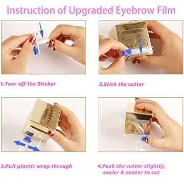 AIYUENCICI Eyebrow Tattoo Film - Safe & Effective Wrap