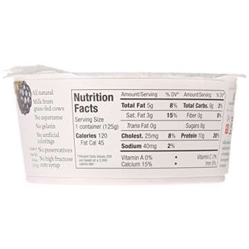 siggi's® Icelandic Strained Whole Milk Yogurt, Mixed Berry, 4.4 oz. Single Serve Cup – Thick, Protein-Rich Yogurt Snack