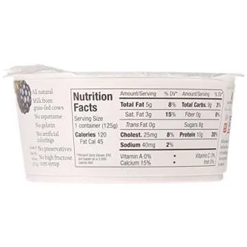 siggi's® Icelandic Strained Whole Milk Yogurt, Mixed Berry, 4.4 oz. Single Serve Cup – Thick, Protein-Rich Yogurt Snack