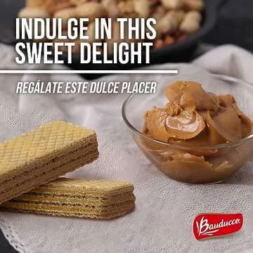 Bauducco Peanut Butter Wafers - Light & Crispy Cookies