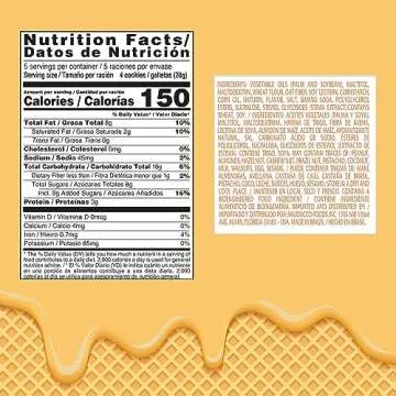 Bauducco Peanut Butter Wafers - Light & Crispy Cookies