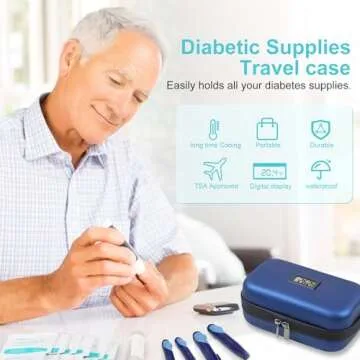 Gosemai Insulin Cooler Case with Temperature Display