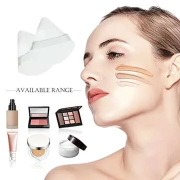 Triangle Makeup Puff Set - 6 Pieces for Flawless Application