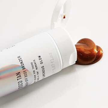 Isle of Paradise Disco Tan Instant Body Bronzer - Illuminating, Skin Perfecting, Wash-Off Bronzer, Vegan and Cruelty Free, 5.07 Fl Oz