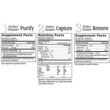 Garden of Life Detox Cleanse with Pills and Powder - Perfect Cleanse Kit with Organic Fiber, Gentle 10 Day Cleanse, Vegan, Gluten Free and Dairy Free