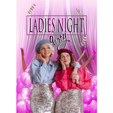 Ladies Night Backdrop for Parties and Celebrations