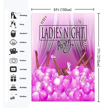 Ladies Night Backdrop for Parties and Celebrations