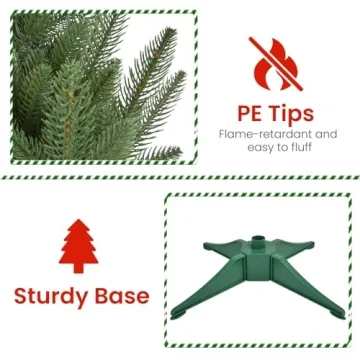 3FT Mini Christmas Tree for Small Spaces and Holiday Joy