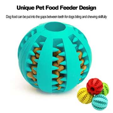 Durable Idepet Dog Toy Ball for Fun & Dental Care