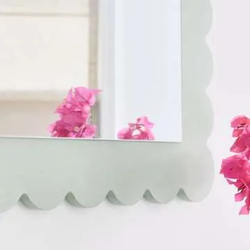 Modway Emmeline Scalloped Rectangle Mirror - Modern Design