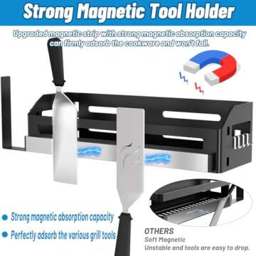 Griddle Caddy for Blackstone Griddles: Space Saving BBQ Accessory