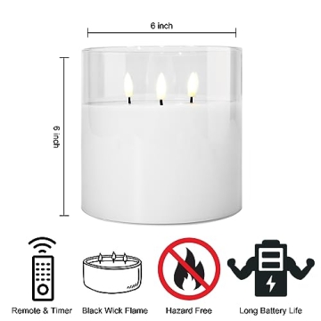 Elegant Eywamage Flameless Candle with Remote Control