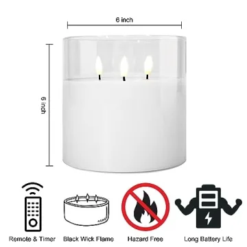 Elegant Eywamage Flameless Candle with Remote Control