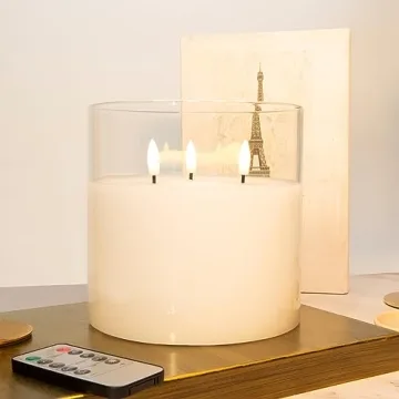 Elegant Eywamage Flameless Candle with Remote Control