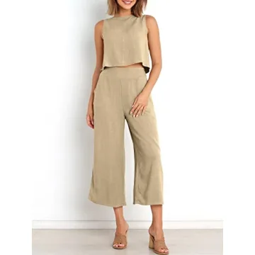 Stylish ANRABESS Women's Summer 2 Piece Outfits