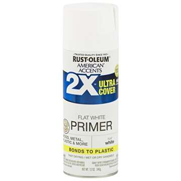 Rust-Oleum 327914 American Accents Spray Paint, White Primer