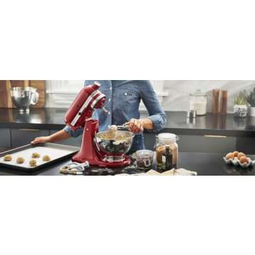 KitchenAid 3-Qt. Stainless Steel Bowl & Combi-Whip for Bowl-Lift Mixers