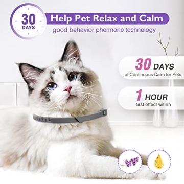 Calming Collar for Cats - Anxiety Relief Pheromone Collars