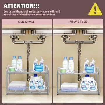 STORAGE MANIAC Expandable Under Sink Organizer with Shelves