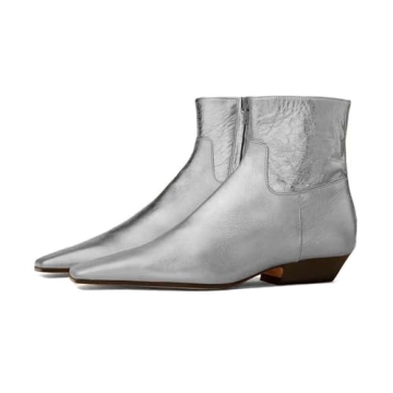 Miss Left Women's Chunky Heel Ankle Booties for Stylish Elegance