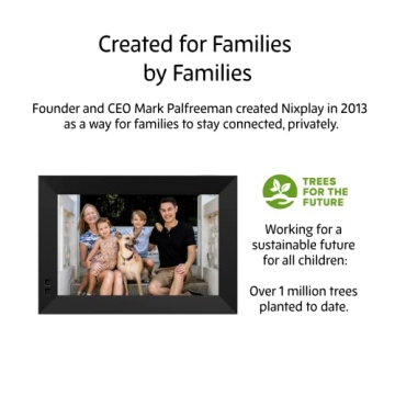 Nixplay 10.1 Inch Smart WiFi Digital Picture Frame Unlimited Storage