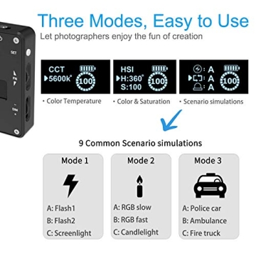 BOLING BL-P1 RGB LED Video Light - Compact & Versatile