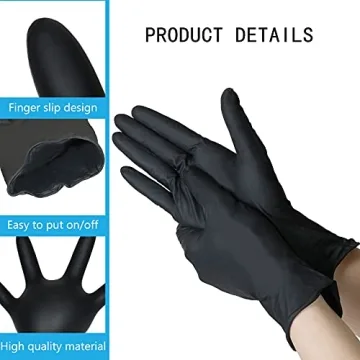 AKGK Nitrile Gloves - 100pcs Disposable Cleaning Gloves