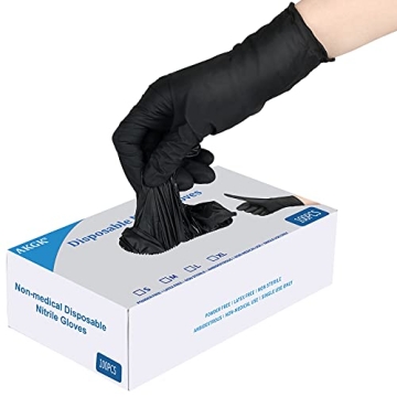 AKGK Nitrile Gloves - 100pcs Disposable Cleaning Gloves