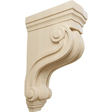 Ekena Millwork Boston Wood Corbels for Home Design