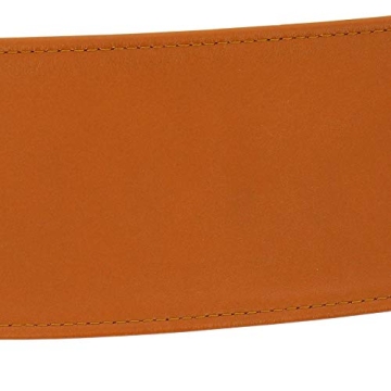 CASSIANE Women's Elegant Leather Obi Belt in Camel