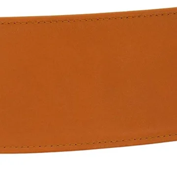 CASSIANE Women's Elegant Leather Obi Belt in Camel