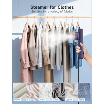 1200W Portable Steamer - Fast Heat-Up, Lightweight & Versatile