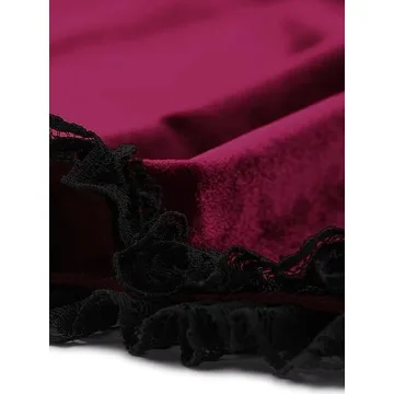 Luxurious Plus Size Velvet Skirt for Elegant Women