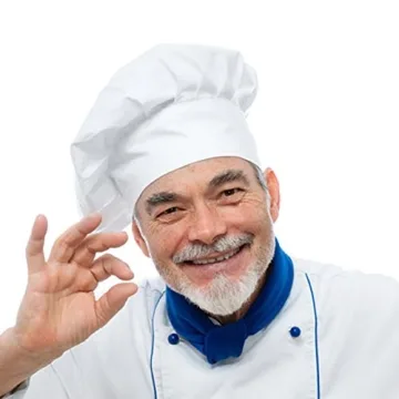 HoveBeaty Chef Hat Unisex Adult Mushroom Design Adjustable Kitchen Uniform Cap for Baking Party Cook...