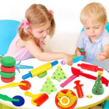 Dough Tool Kit 9 Pcs for Kids Creative Play