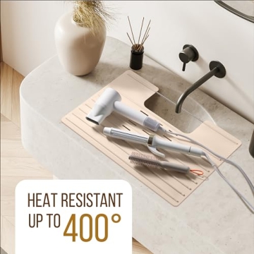 Maplefield Silicone Sink Cover Heat-Resistant Makeup Mat