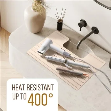 Maplefield Silicone Sink Cover Heat-Resistant Makeup Mat