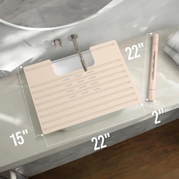 Maplefield Silicone Sink Cover Heat-Resistant Makeup Mat