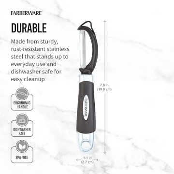 Farberware Euro Peeler for Easy & Quick Food Prep