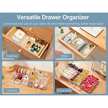 HK235 31-piece Desk Drawer Organizer Trays for All Uses