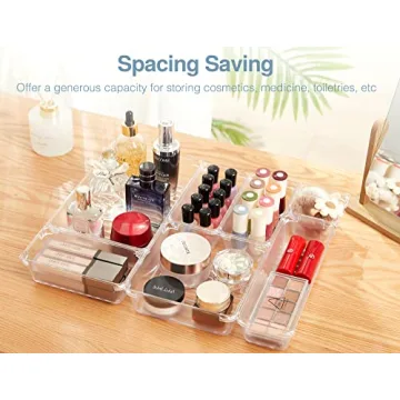 HK235 31-piece Desk Drawer Organizer Trays for All Uses