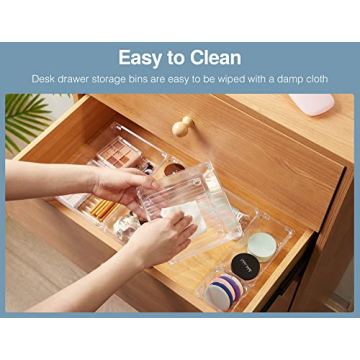 HK235 31-piece Desk Drawer Organizer Trays for All Uses