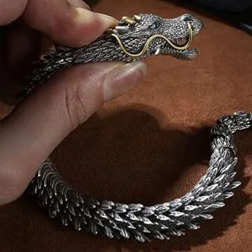 Dinfex Dragon Bracelet - Unique Handmade Jewelry