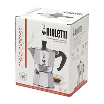 Bialetti Moka Express 3-Cup and 6-Cup Stovetop Espresso Makers Bundle | Silver