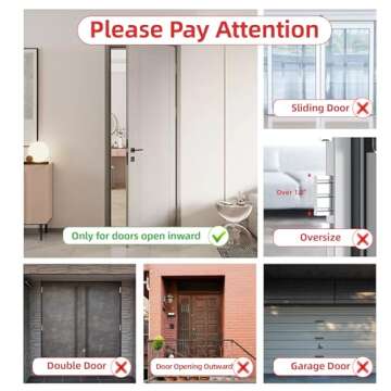 Goasion Portable Door Lock - Travel Security for Home and Dorm